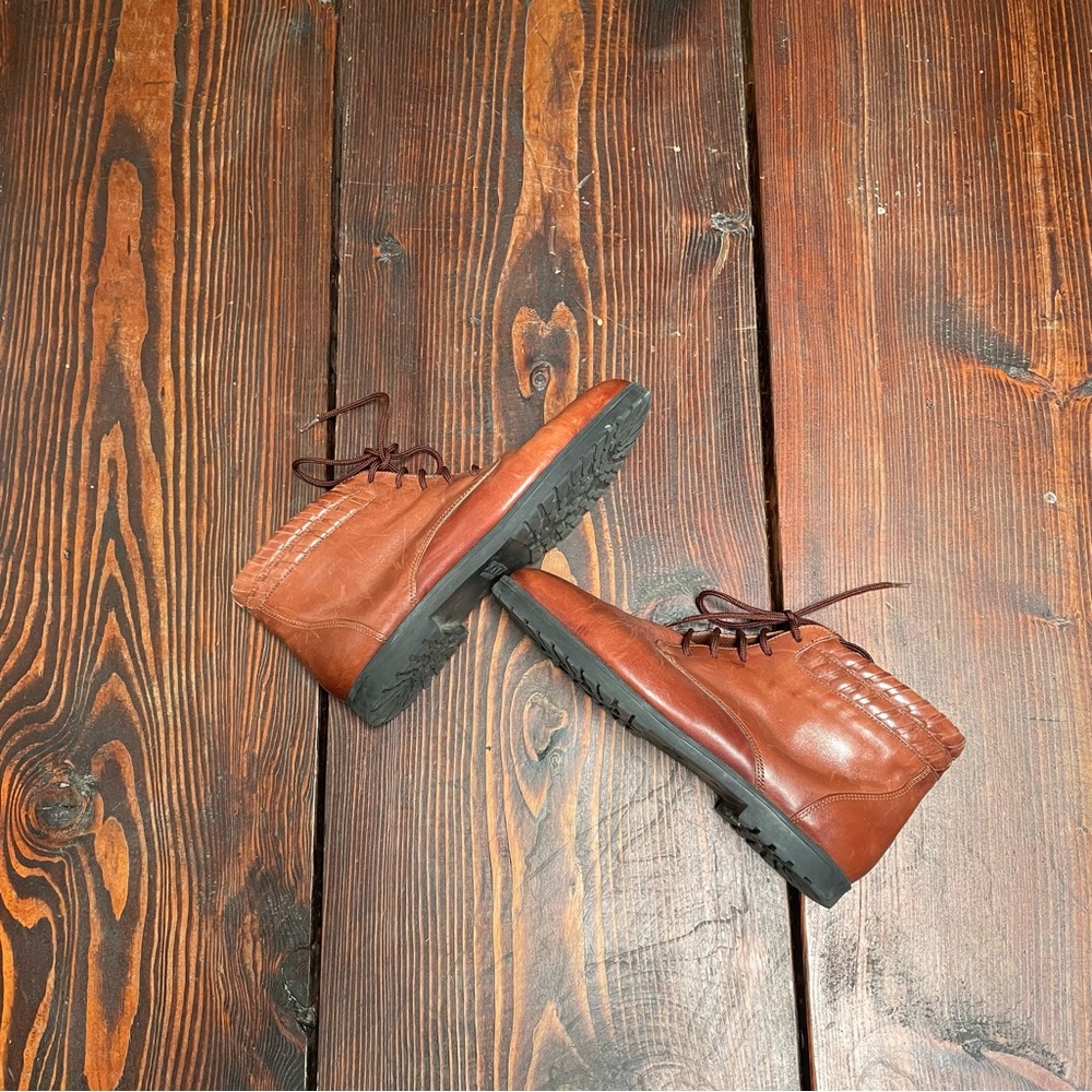 Sporto Brown Lace Up Boots